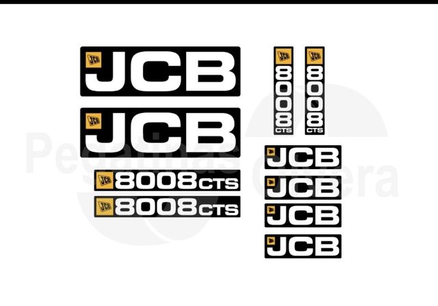 Kit adhesivos JCB 8008CTS