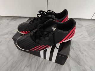 predator adidas rojas y negras
