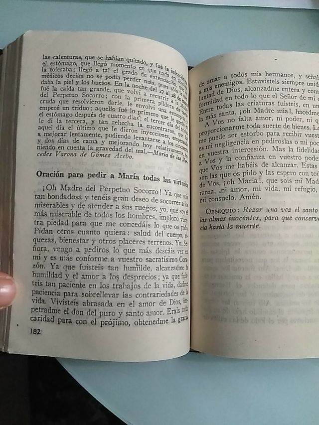 las flores de mayo , libro religioso antiguo