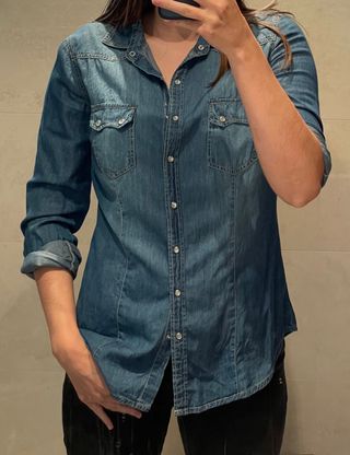STRADIVARIUS. Camisa vaquera Txl – Hibuy market