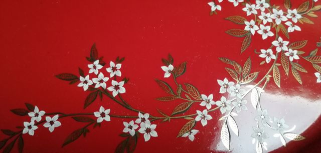 set caffè rosso/oro