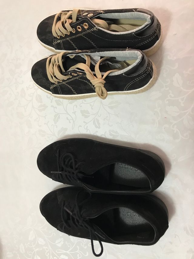 2 pares de zapatos número 40