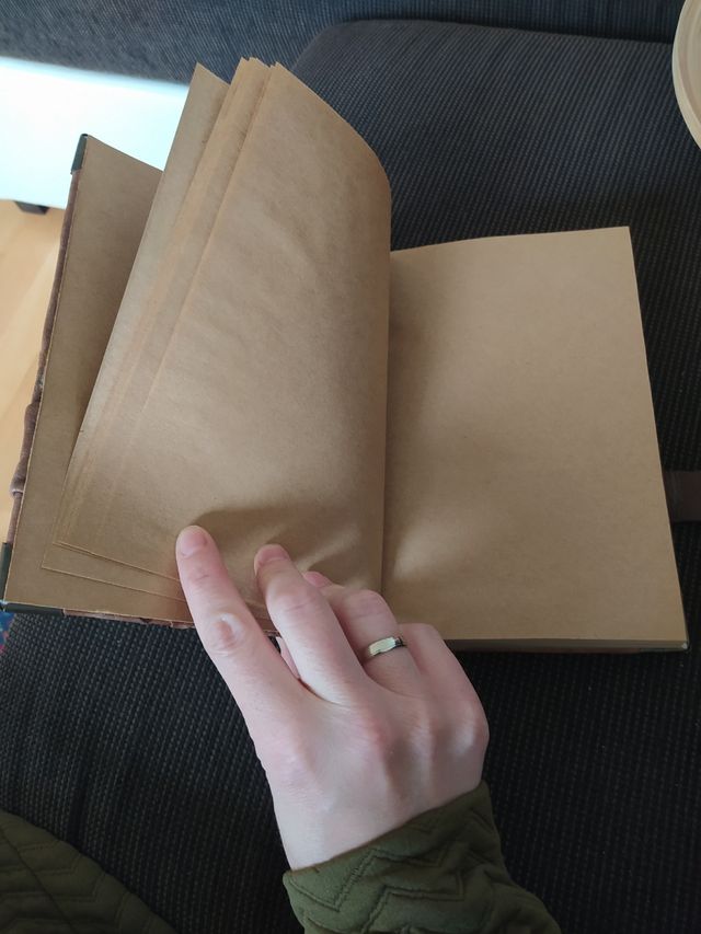 diario de apecto envejecido