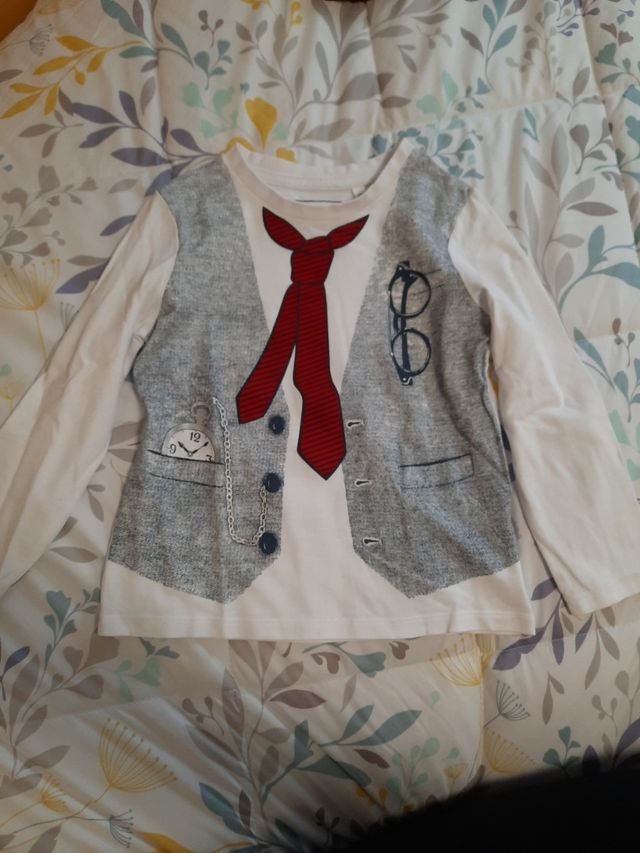 camiseta efecto chaleco