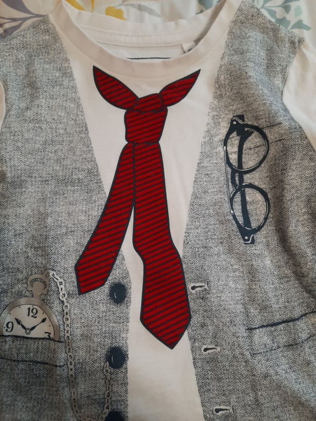 camiseta efecto chaleco