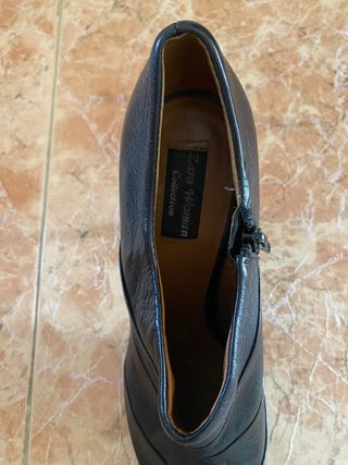 Botines peep-toe, de Zara de segunda mano por 10 EUR en Valladolid en  WALLAPOP