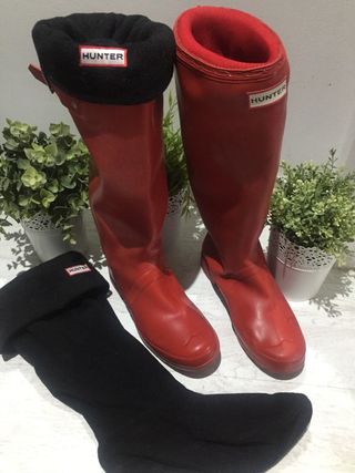Bota de agua HUNTER de segunda mano por 40 EUR en Alcalá de Henares en  WALLAPOP