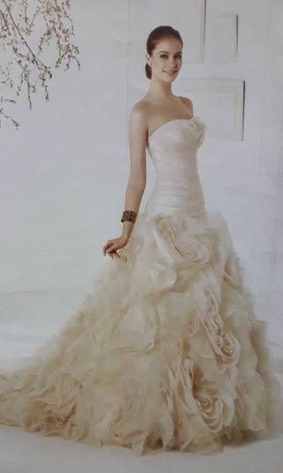 Vestido novia nude. Talla 38 de segunda mano por 300 EUR en Elche en  WALLAPOP