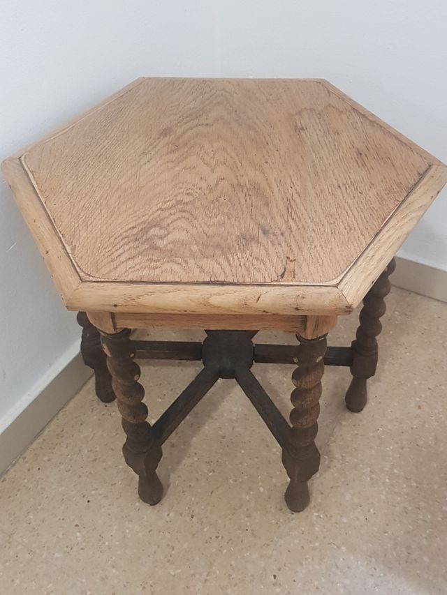 Mesita madera vintage