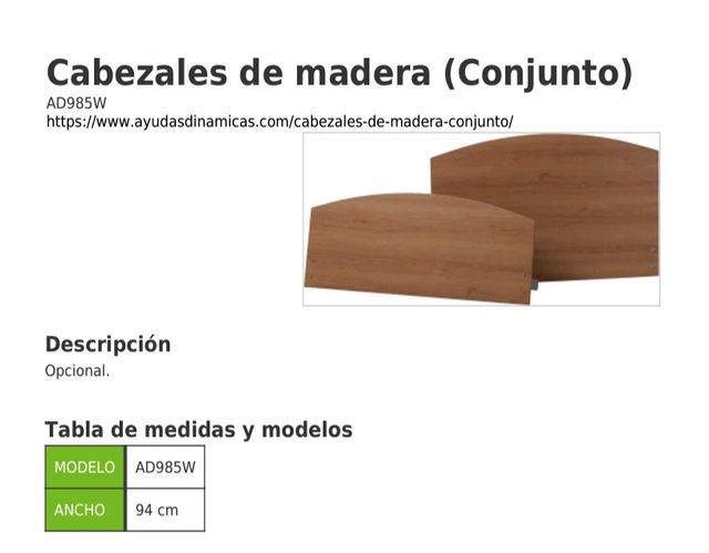 Piecero y cabezal de cama electrónica