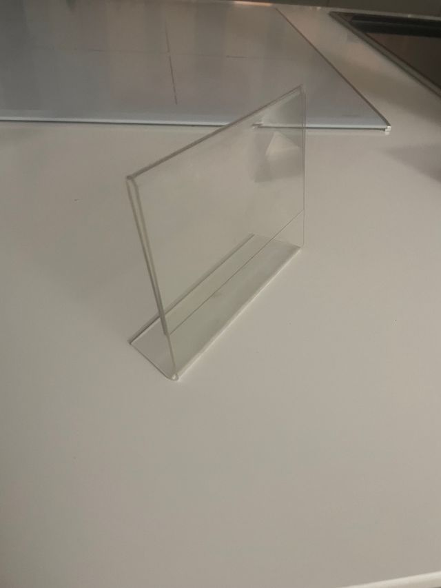 Soportes cartulinas para escaparates