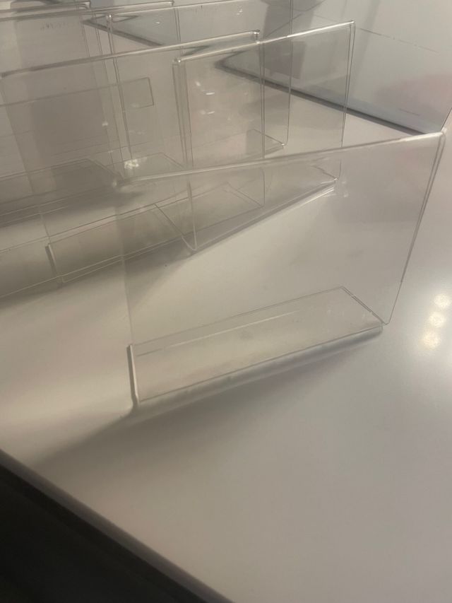 Soportes cartulinas para escaparates