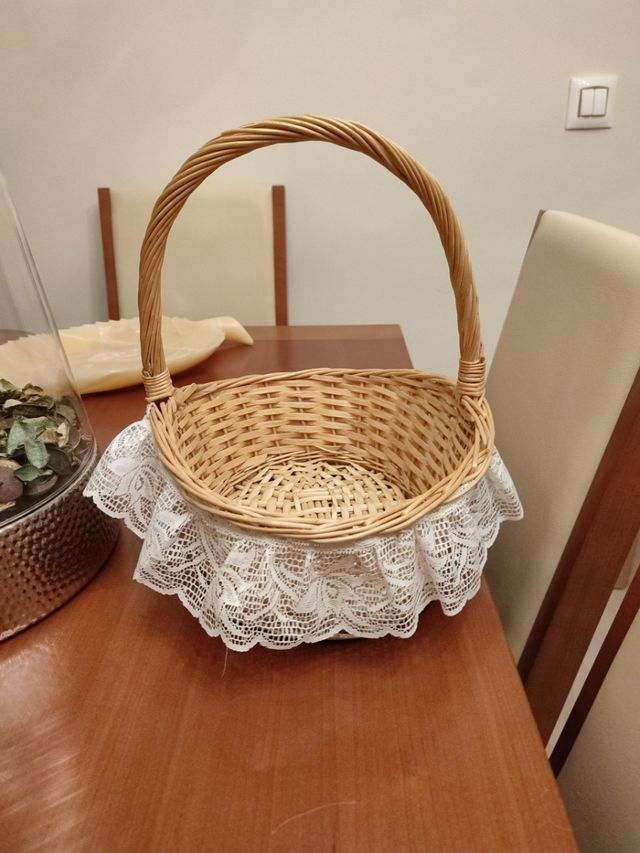 cesto para bodas y comuniones