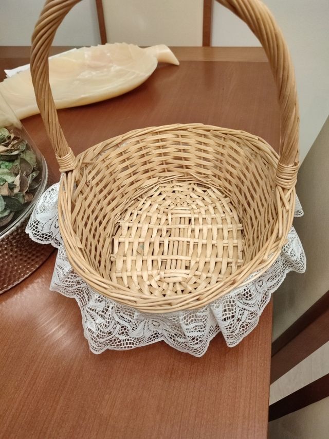 cesto para bodas y comuniones