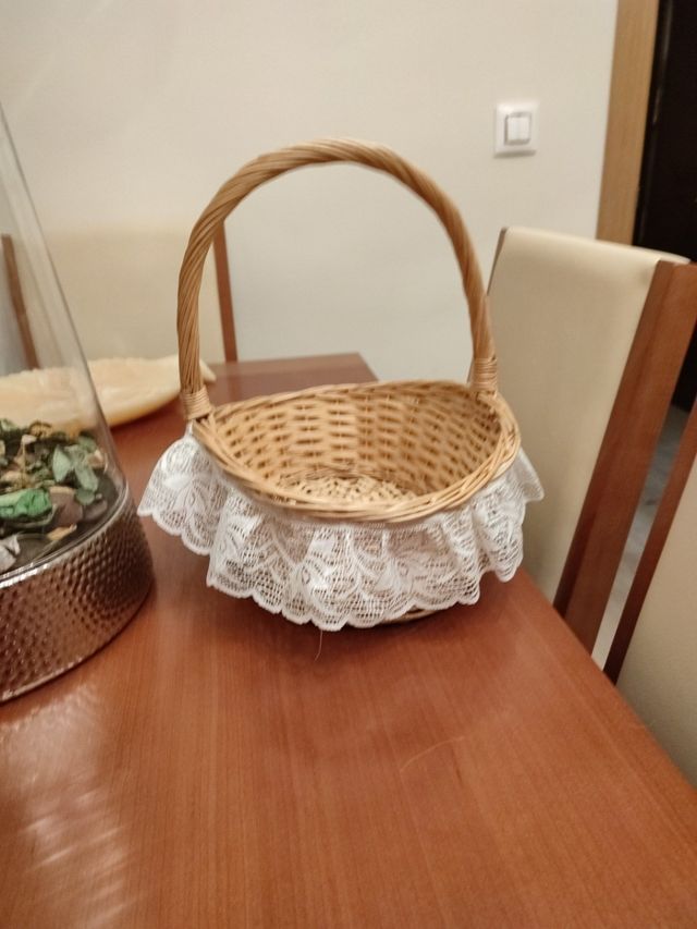 cesto para bodas y comuniones