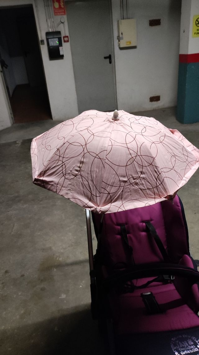Parasol para enganchar al carrito