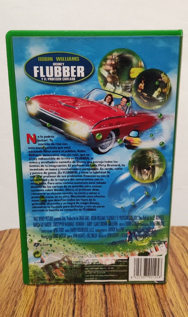 FLUBBER y el profesor chiflado VHS
