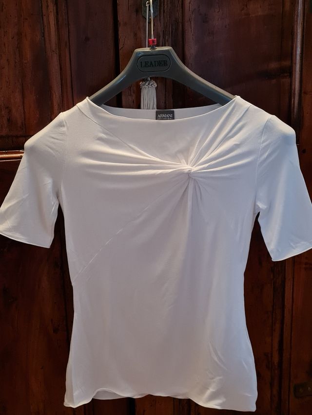 maglietta donna Armani bianca 
