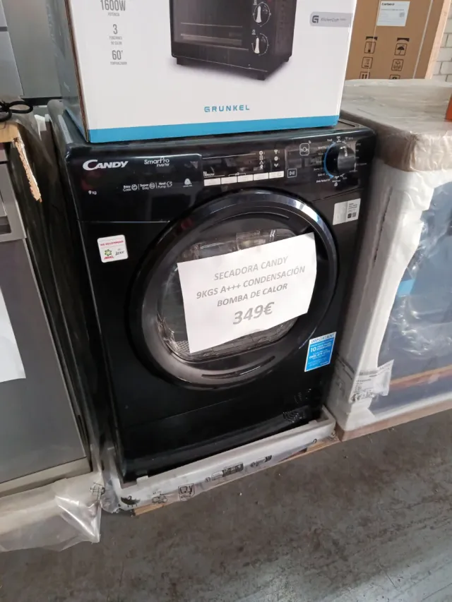 Secadora Candy 9kgs Bomba calor