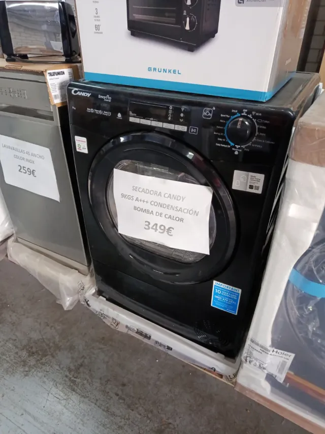 Secadora Candy 9kgs Bomba calor