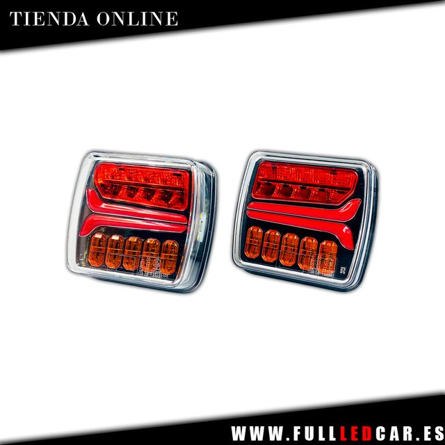PILOTOS LED TRASEROS INALÁMBRICOS REMOLQUE 12V