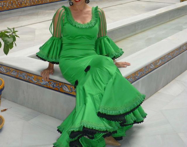 Traje de flamenca oferton costó 560€