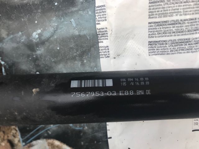 Transmisión central Bmw serie 1