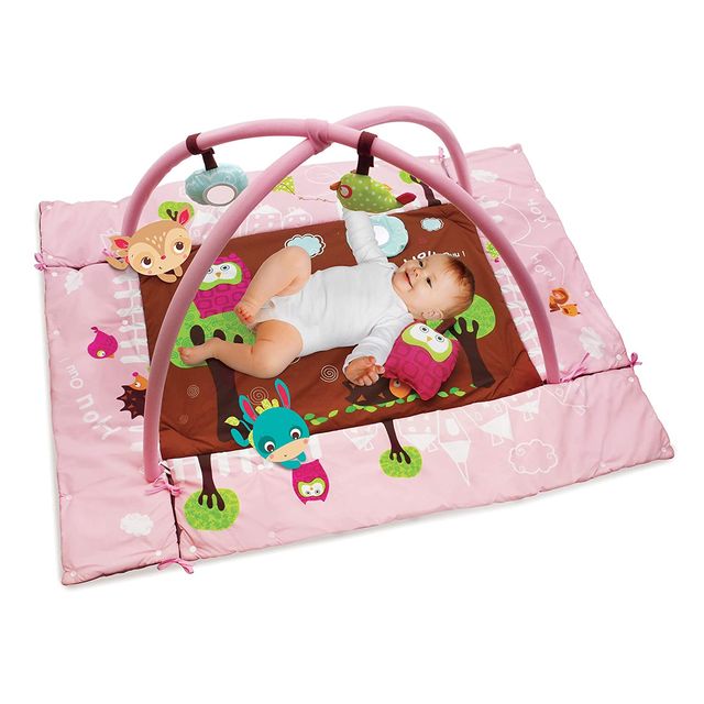 Manta de Juegos Rosa Búho de Ludi PROMOCIÓN