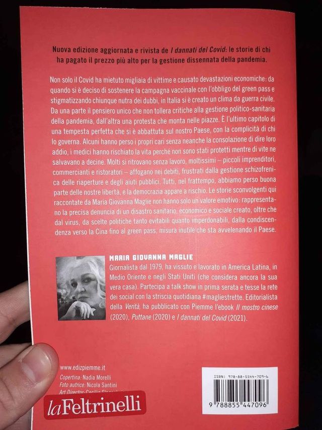 Libro "Italiani Dannati" Maria Giovanna Maglie