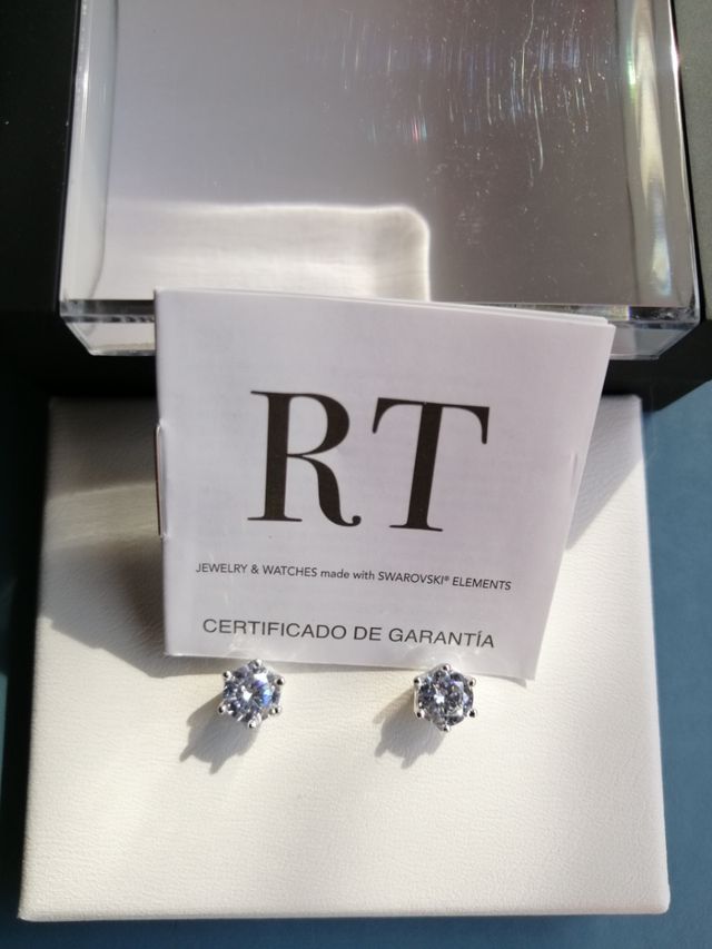 pendientes  con swarovski  finos