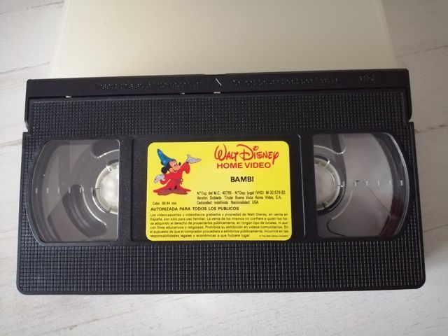 Dvd El rey león y Bambi de Disney