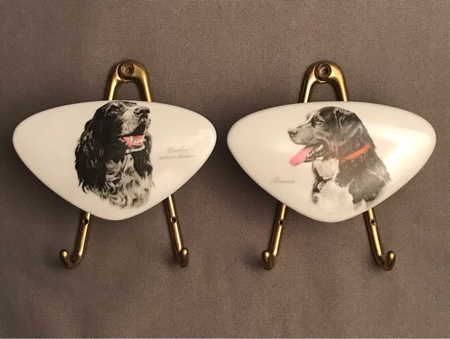 Coppia di attaccapanni vintage anni'60