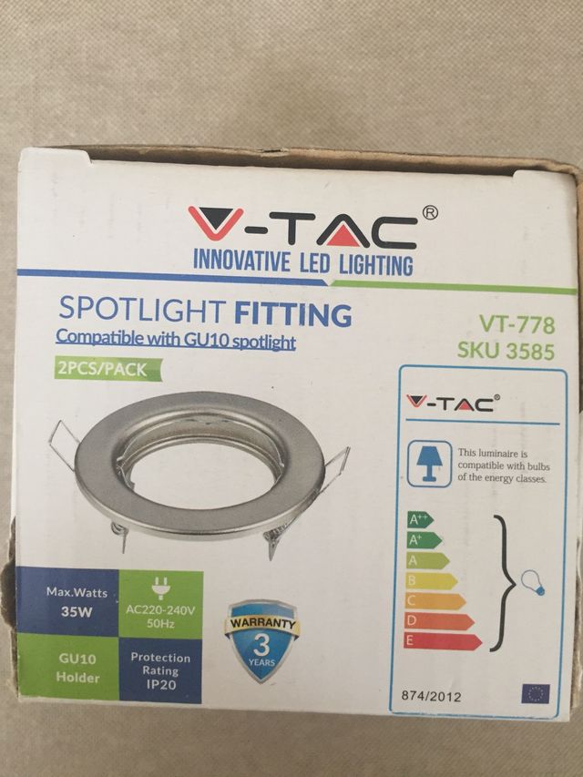 Embellecedores para focos 