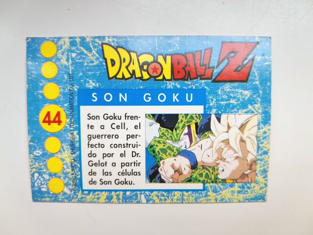 Cartas de Dragon Ball Z (Akira Toriyama) de Panini