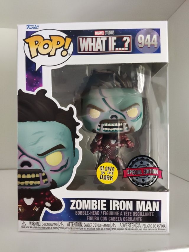 Zombie Iron Man Glow 944 Marvel What If Funko pop