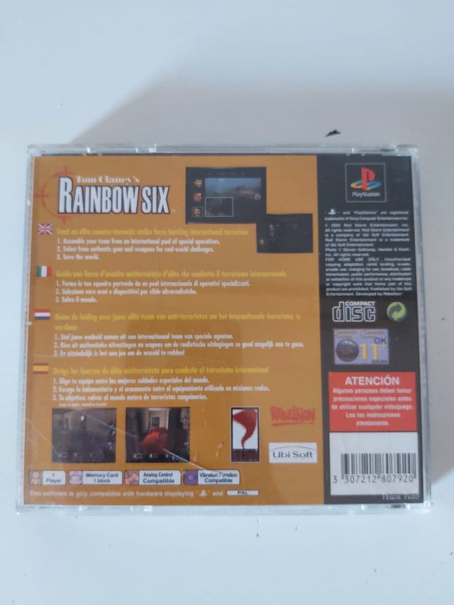 Juego Rainbow Six - Ps1 Play 1