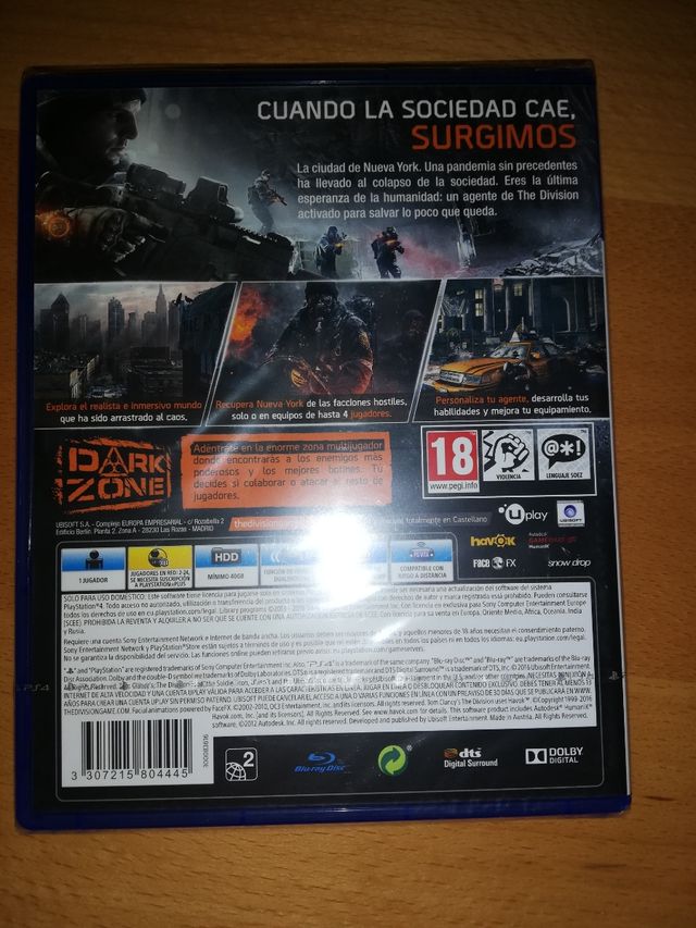 Tom Clancy's The Division ps4