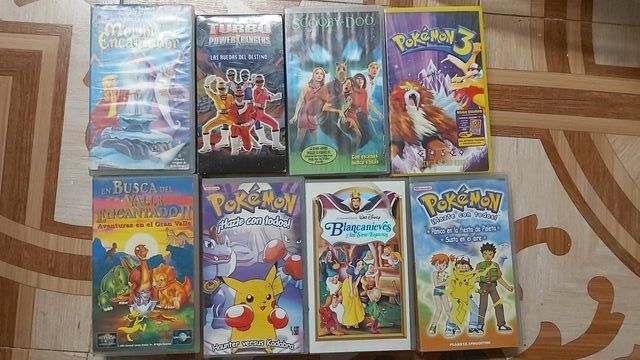 Películas pokemon y variadas VHS