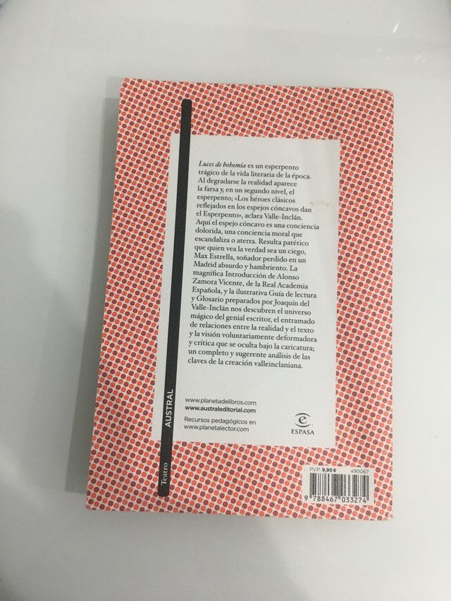 Luces de bohemia. Valle Inclan