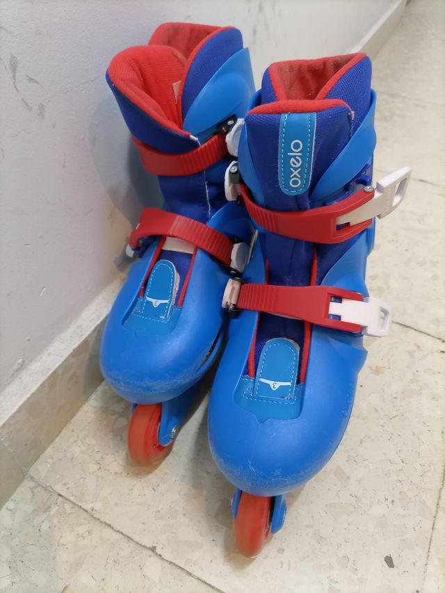 Patines + Equipo Protección Completo,talla8-11años