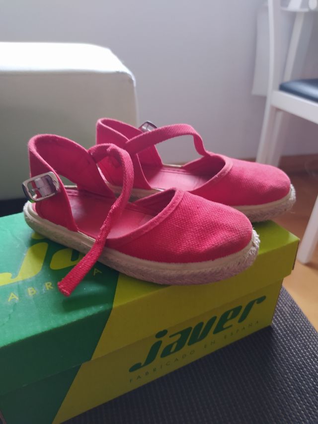 esparteras niña talla 24