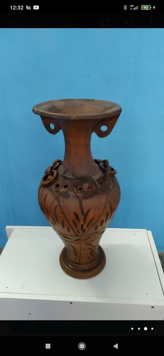 Exclusivo Jarrón o Florero Antiguo Grande precioso