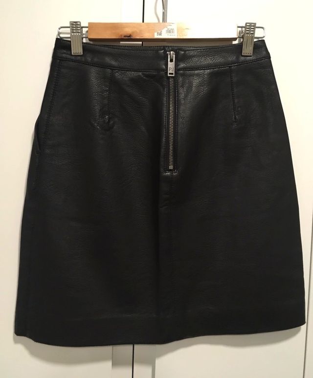 Falda cuero pepe jeans