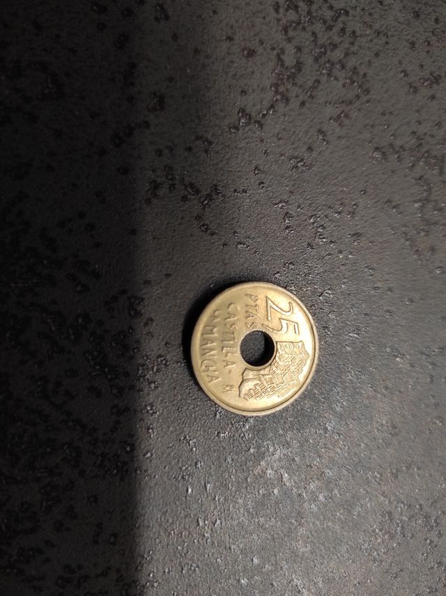 moneda 25 pesetas 1996 Castilla la Mancha
