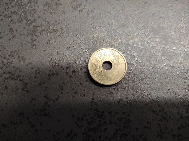 moneda 25 pesetas 1996 Castilla la Mancha