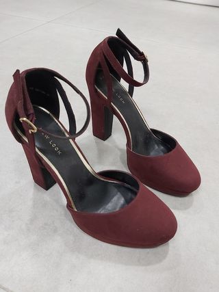 Zapatos tacón otoño-invierno de segunda mano por 25 EUR en Casillas en  WALLAPOP