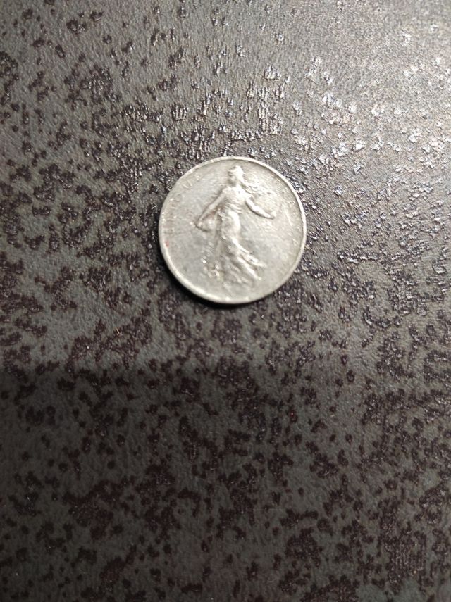 medio 1/2 franco frances 1965