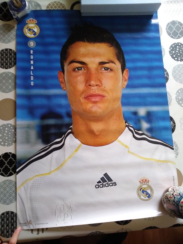 Póster Cristiano Ronaldo Oficial Real Madrid