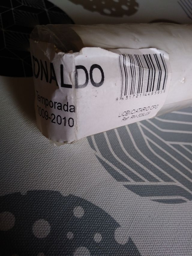 Póster Cristiano Ronaldo Oficial Real Madrid