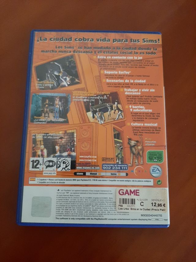 Juego PlayStation 2
